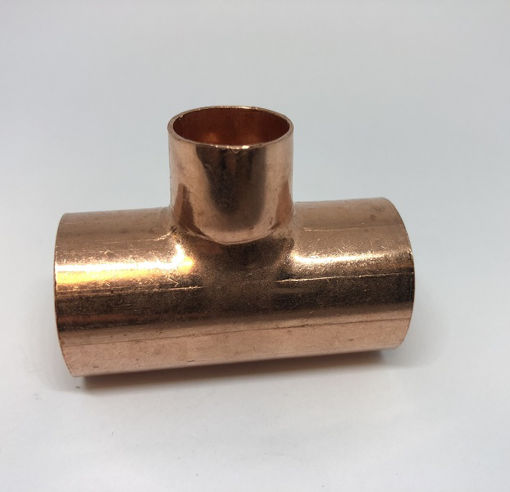 Picture of End Feed  22mm x 22mm x 15mm Reducer Tee