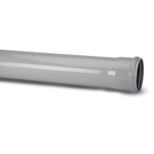 Picture of Polypipe Soil Pipe  4" x 3mtr Pipe - Grey