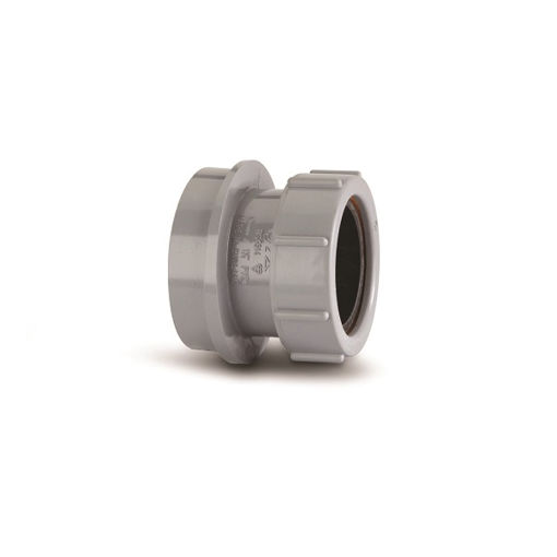 Picture of Polypipe Soil  50mm Boss Adaptor Mechanical - Grey