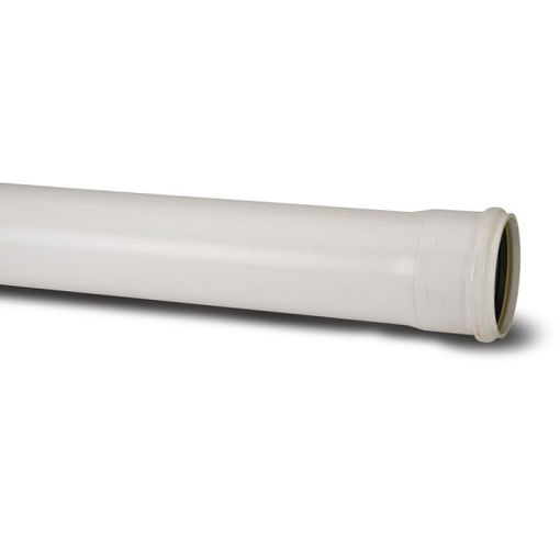 Picture of Polypipe Soil Pipe  4" x 3mtr Pipe - White