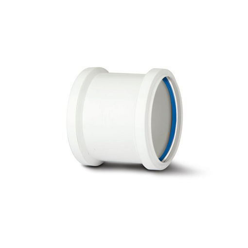 Picture of Polypipe Soil  4" Double Socket -White