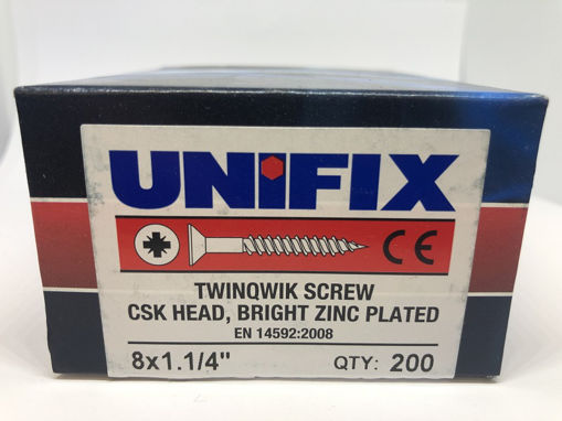 Picture of Pozi Twinfast Screws 8 x 1 1/4" 