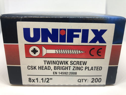 Picture of Pozi Twinfast Screws 8 x 1 1/2" 