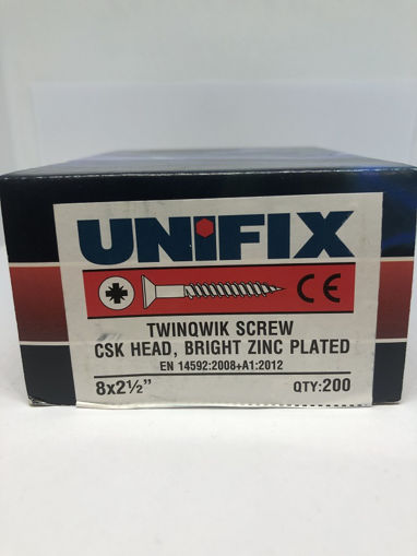 Picture of Pozi Twinfast Screws 8 x  2 1/2" 
