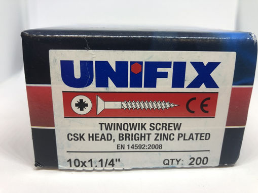 Picture of Pozi Twinfast Screws 10 x 1 1/4" 