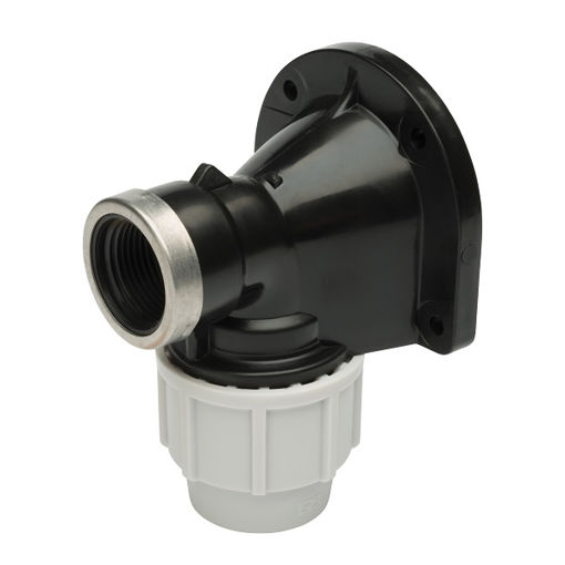 Picture of Plasson 25mm x 3/4 Wallplate Elbow 7750