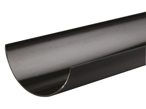 Picture of Wavin Osma RoundLine OT074B Gutter 4mtr Black