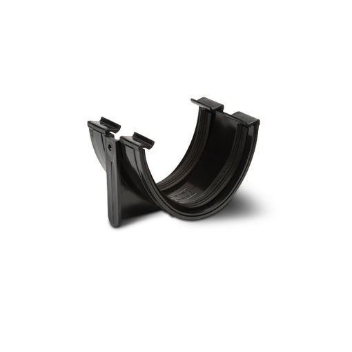 Picture of Polypipe Deep Capacity Half Round Gutter Union - Black