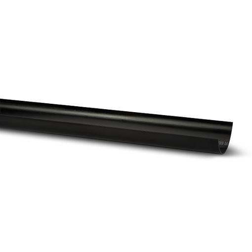 Picture of Polypipe Half Round Gutter 4mtr Length - Black