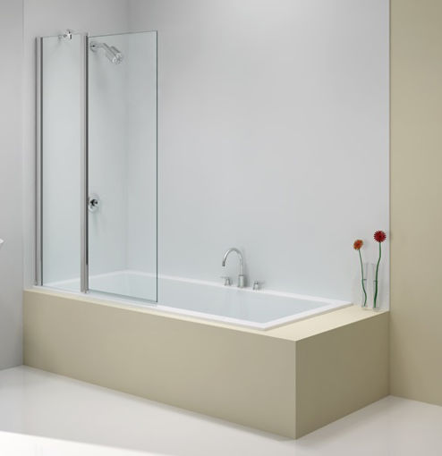 Picture of MB3B - Merlyn - Two Panel Folding Square Bath Screen 