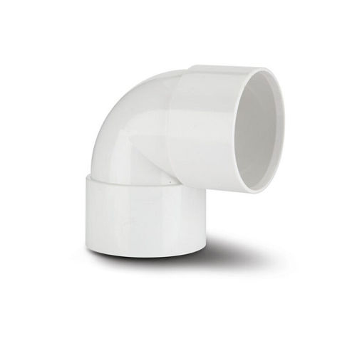 Picture of Polypipe ABS 32mm 90Deg Knuckle Bend - White