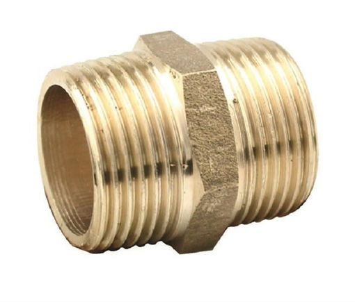 Picture of 3/4" Brass Hex Nipple