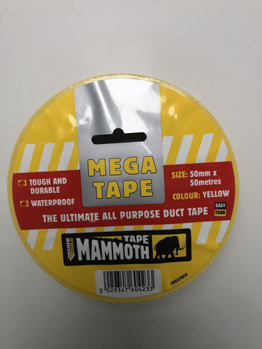 Picture of Mammoth Mega Tape 50mm - Yellow