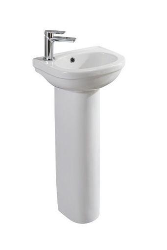 Picture of Skara 360mm 1 Tap Hole Basin With Full Pedestal (ALL26426/ALL26821)