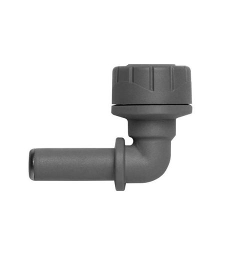 Polypipe Polyplumb 22mm Spigot 90 Degree Elbow - Grey