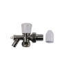 Angled Radiator Valve with Drain-Off 15mm x 1/2"