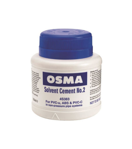 Wavin OsmaSoil 4S383 Solvent Cement No. 2 125ml Can