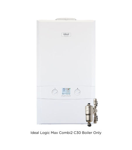 Ideal Logic Max 30kw Combination Boiler Natural Gas *(New Release 2023 ...