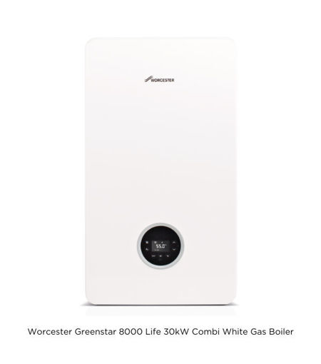 Worcester Greenstar 8000 Life 30kW Combi White Gas Boiler