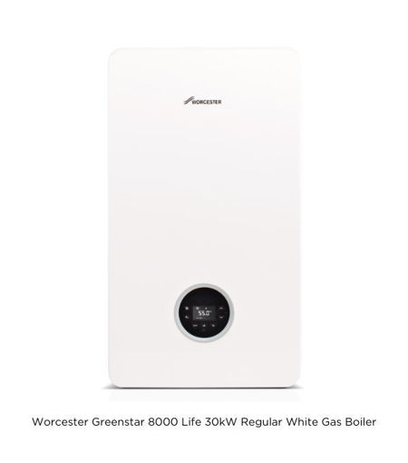 Worcester Greenstar 8000 Life 30kW Regular White Gas Boiler