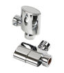 Aspen Radiator Valve Straight 15mm (Pair)