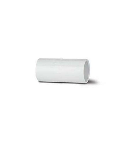 Polypipe ABS 19mm Overflow Straight Connector - White