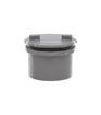 Polypipe 40mm Push Fit Waste Screwed Access Plug - Grey