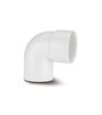 Polypipe ABS 40mm 90 Degree Spigot M&F Bend - White