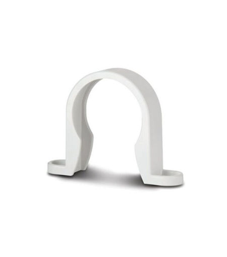Polypipe ABS 40mm Pipe Clip - White