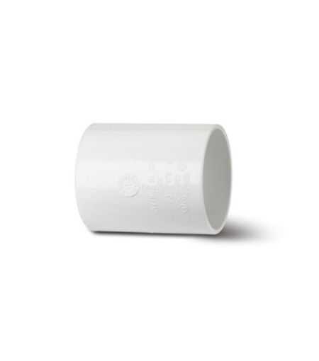 Polypipe ABS 40mm Straight Connector - White