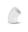 Polypipe ABS 50mm 45 Degree Obtuse Bend - White