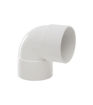 Polypipe ABS 50mm 90 Degree Knuckle Bend - White