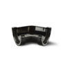 Polypipe Half Round Gutter 90Deg Angle - Black