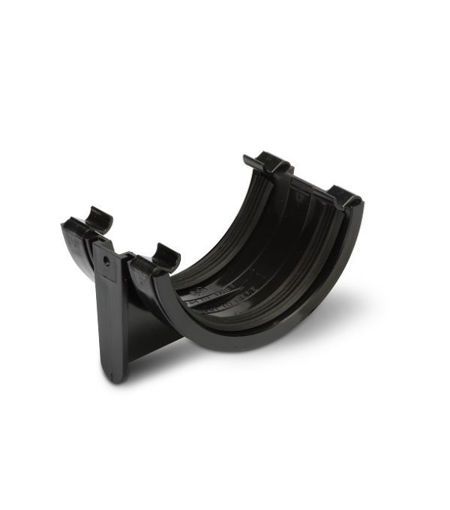 Polypipe Half Round Gutter Union Bracket - Black