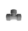 Polypipe Polyplumb 22mm Equal Tee - Grey