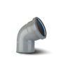 Polypipe Soil  4" 112 .5 Deg (30 Degree) Elbow Single Socket- Grey