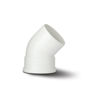 Polypipe Soil  4" 45Deg Elbow Single Socket- White