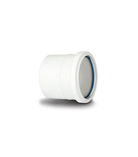 Polypipe Soil  4" Single Socket - White