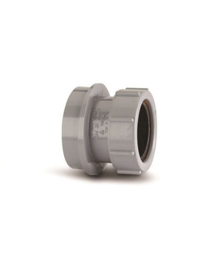 Polypipe Soil  40mm Boss Adaptor Mechanical - Grey