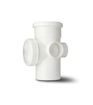 Polypipe Soil 4" Access Pipe Single Socket - White