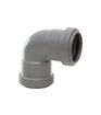 Polypipe Pushfit 40mm Knuckle Bend - Grey