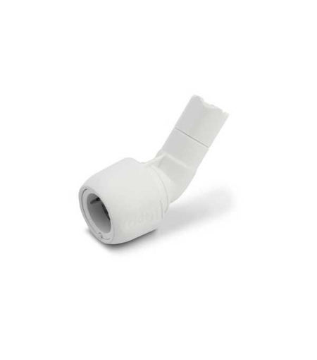 HD8/22W Hep2O 22mm 45 Degree Spigot Elbow