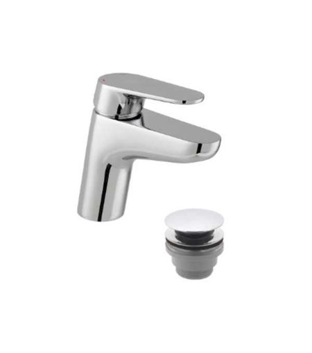 Infinita Lago Mono Basin Mixer  Including Clicker Waste