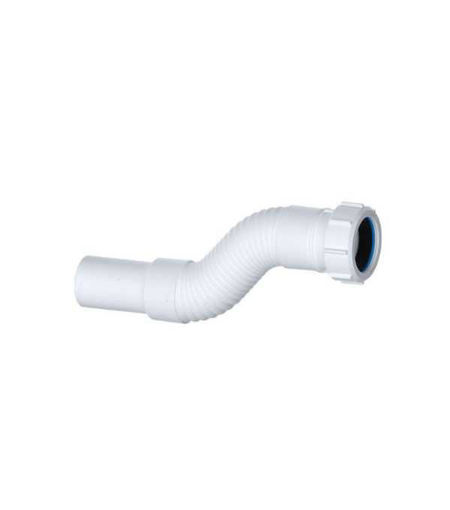 Viva 1¼" 32mm 180mm Short Flexible Fitting - Compression x Plain Spigot