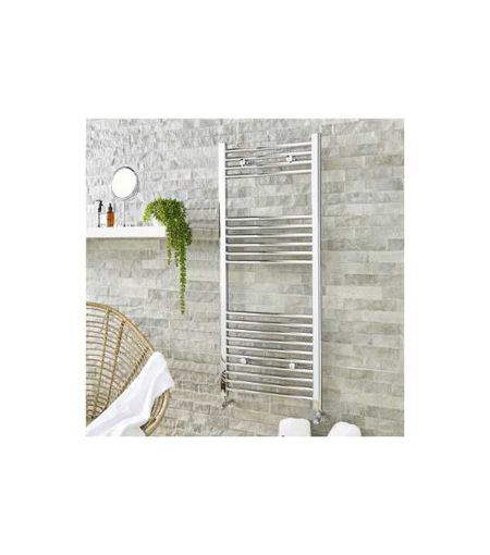 Kartell 500mm x 800mm (22MM) CP Straight Towel Rail