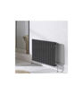 Kartell Aspen Horizontal Double Radiator 600mm x 960mm - Anthracite