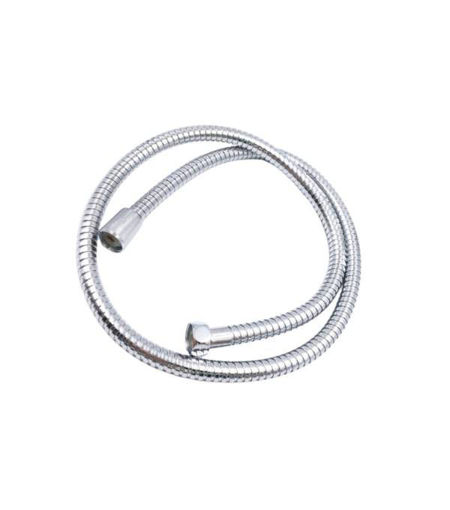 Polished Chrome Standard Showe Hose - 1m Long