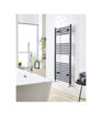 22mm Straight Towel Rail 400mm x 800mm - Textured Grey