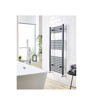 22mm Straight Towel Rail 400mm x 1000mm - Textured Grey