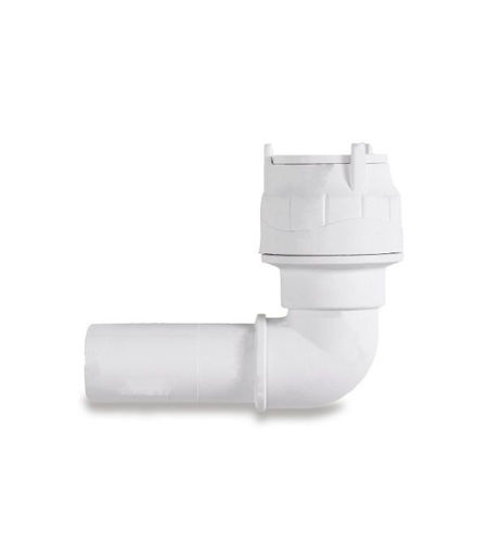 Polypipe 15mm Polyfit Spigot Elbow White